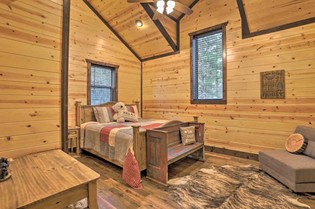 Luxe 'Great Bear Lodge' With Spa, Fire Pit, And Views! Broken Bow Exterior foto